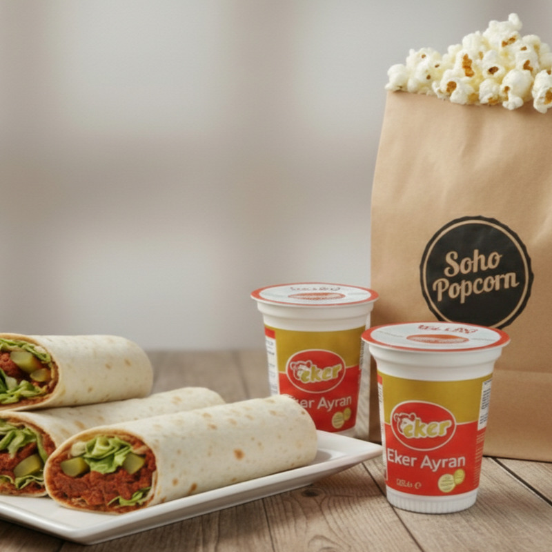 Uber Eats Özel Mega Dürüm Popcorn Menü