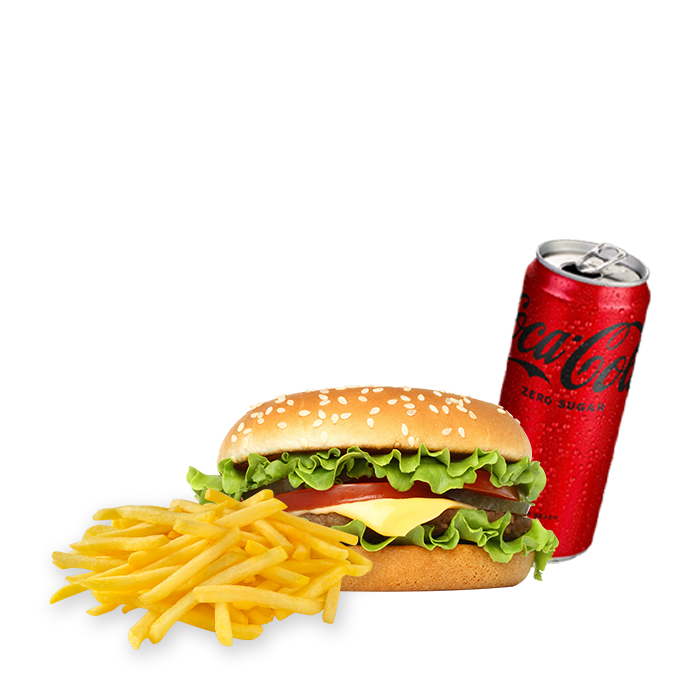 Cheeseburger Menü
