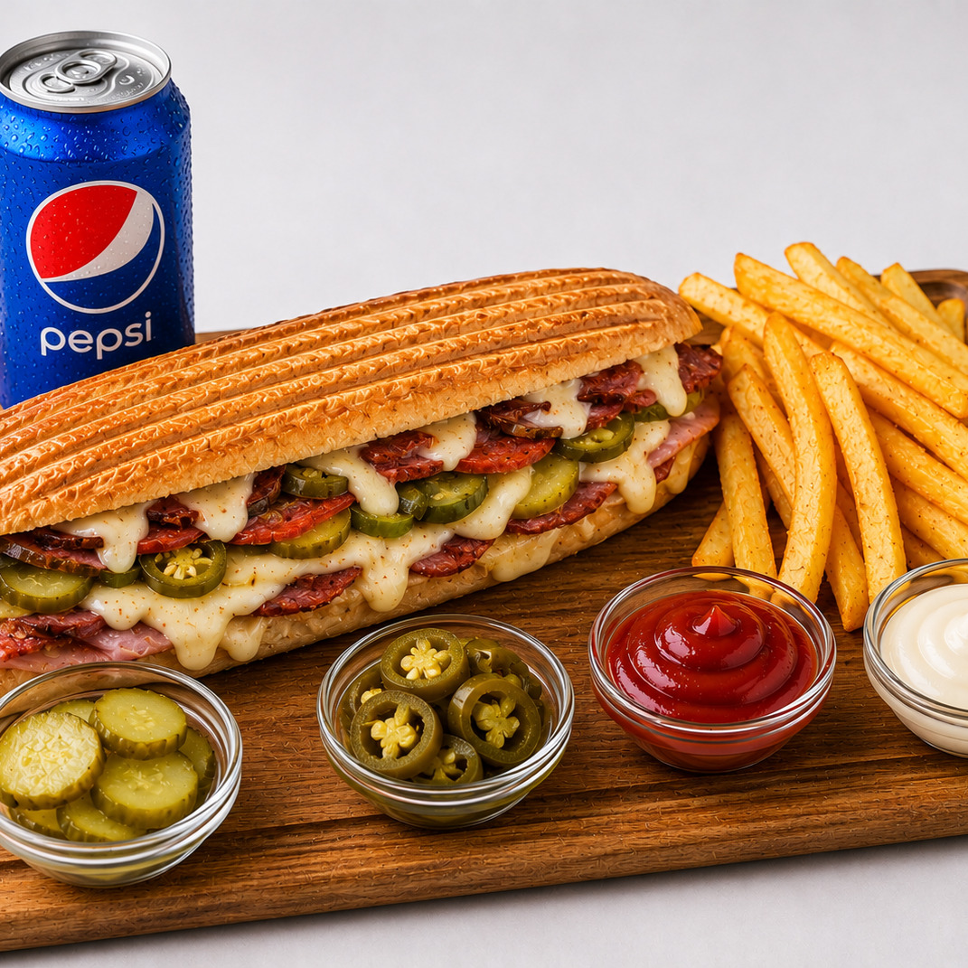 Tam Ekmek Karışık Tost Menü