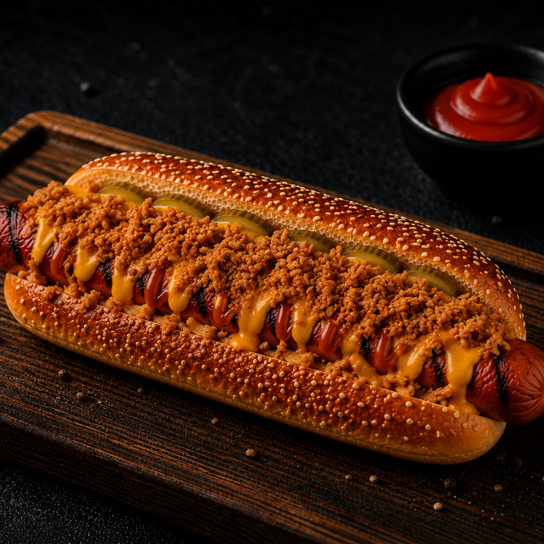 Cheddarlı Hot Dog