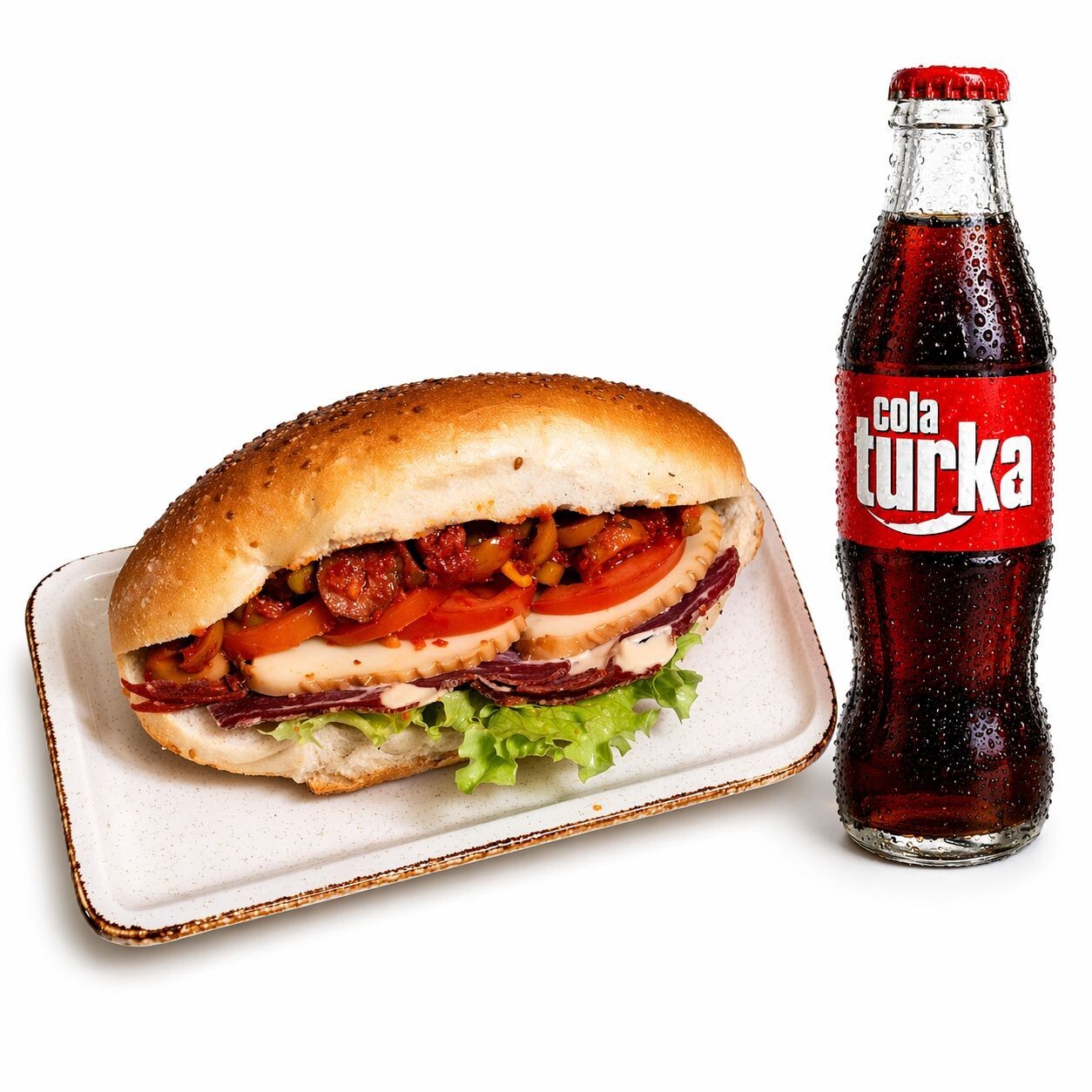 Çerkes Sandviç + Cola Turka
