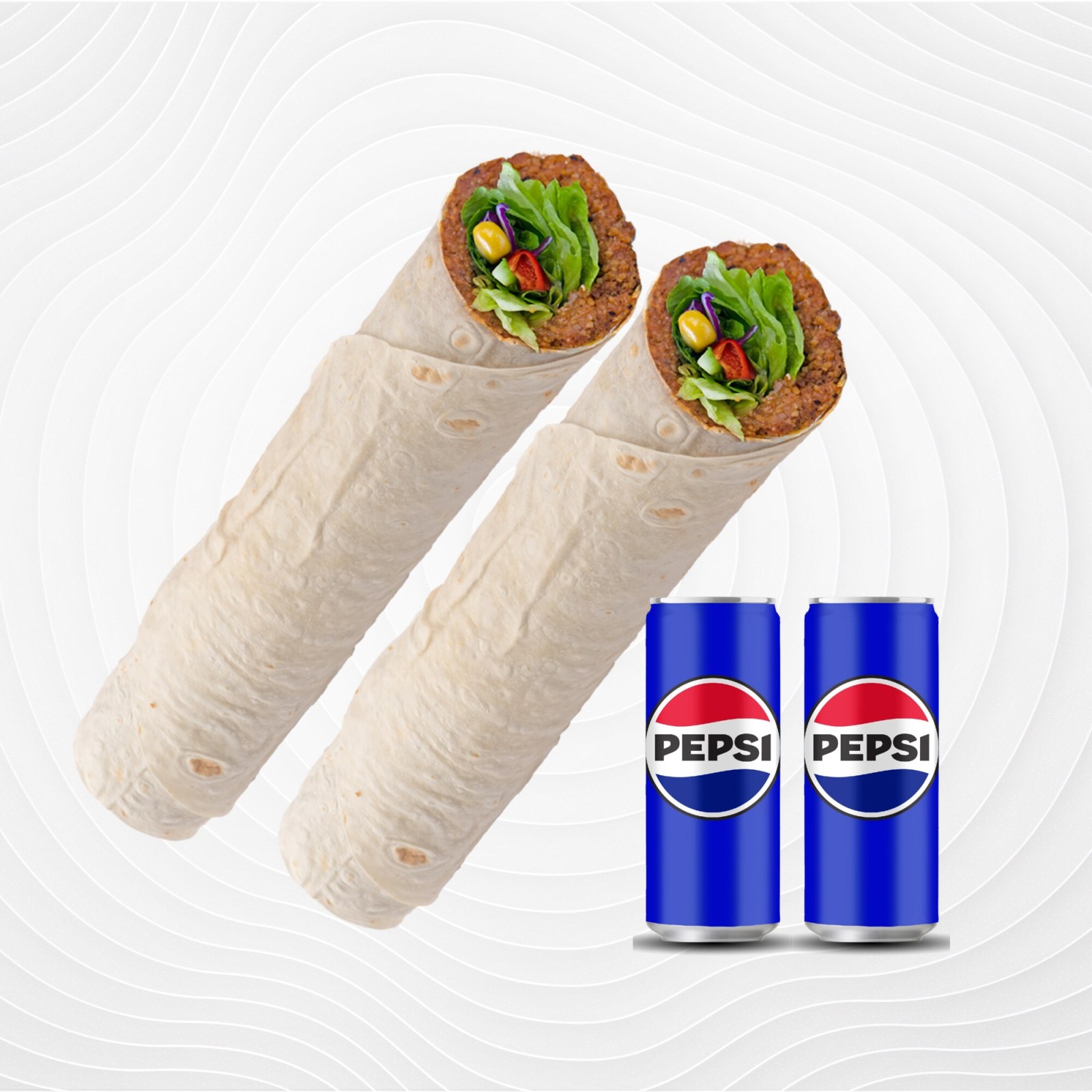 2'li Pepsi Dürüm Menü (2x100Gr)