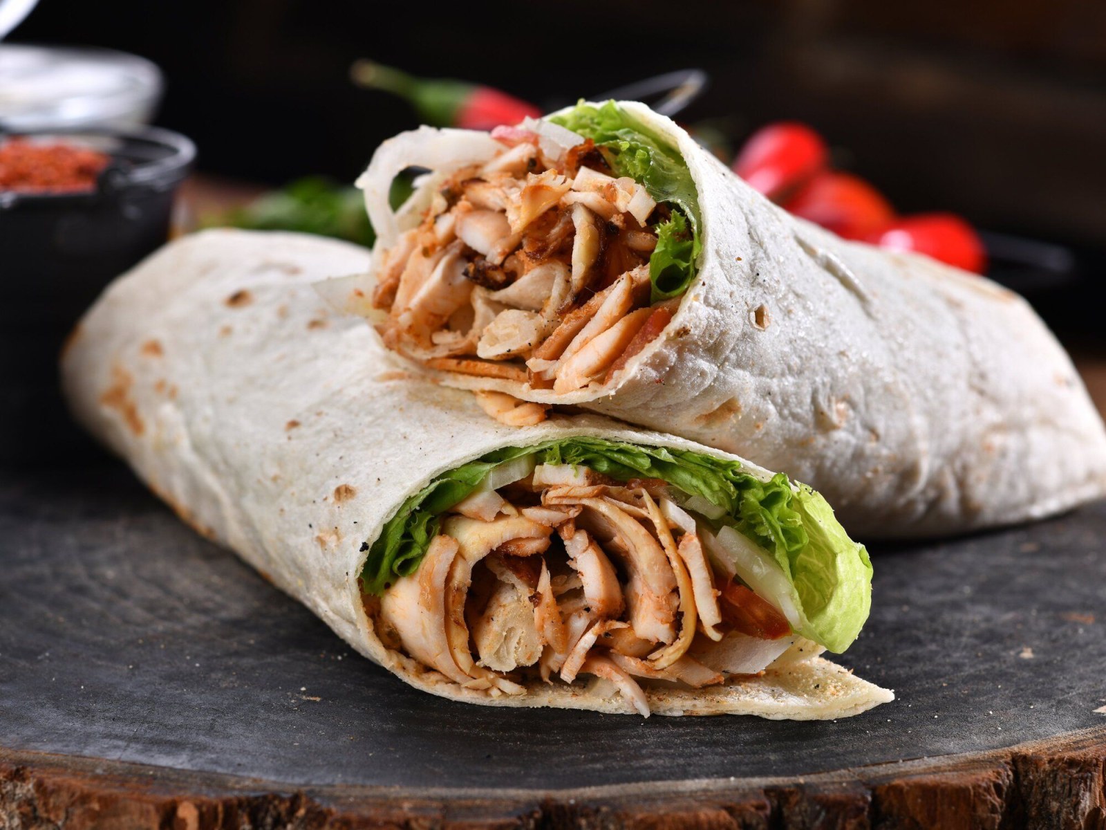 Tavuk Döner Dürüm 200 Gr