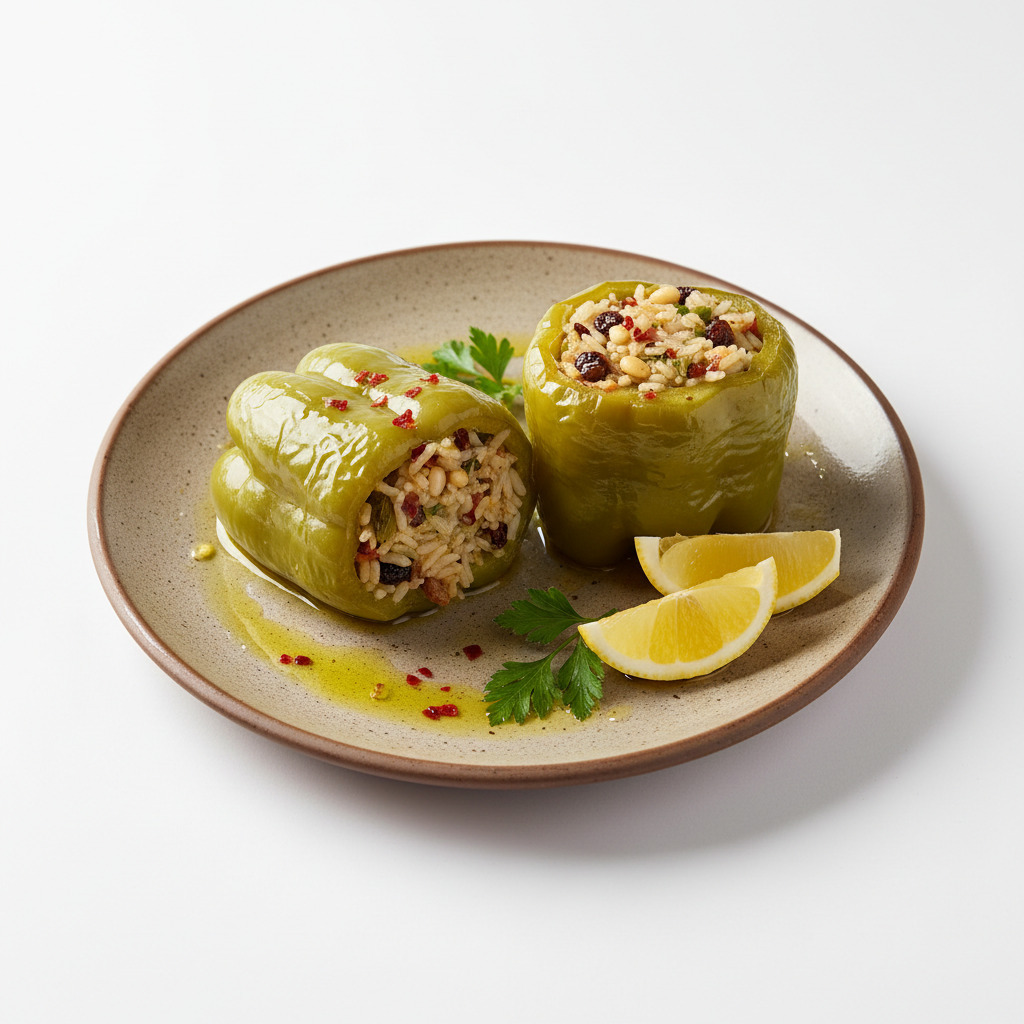 Zeytinyağlı Biber Dolması