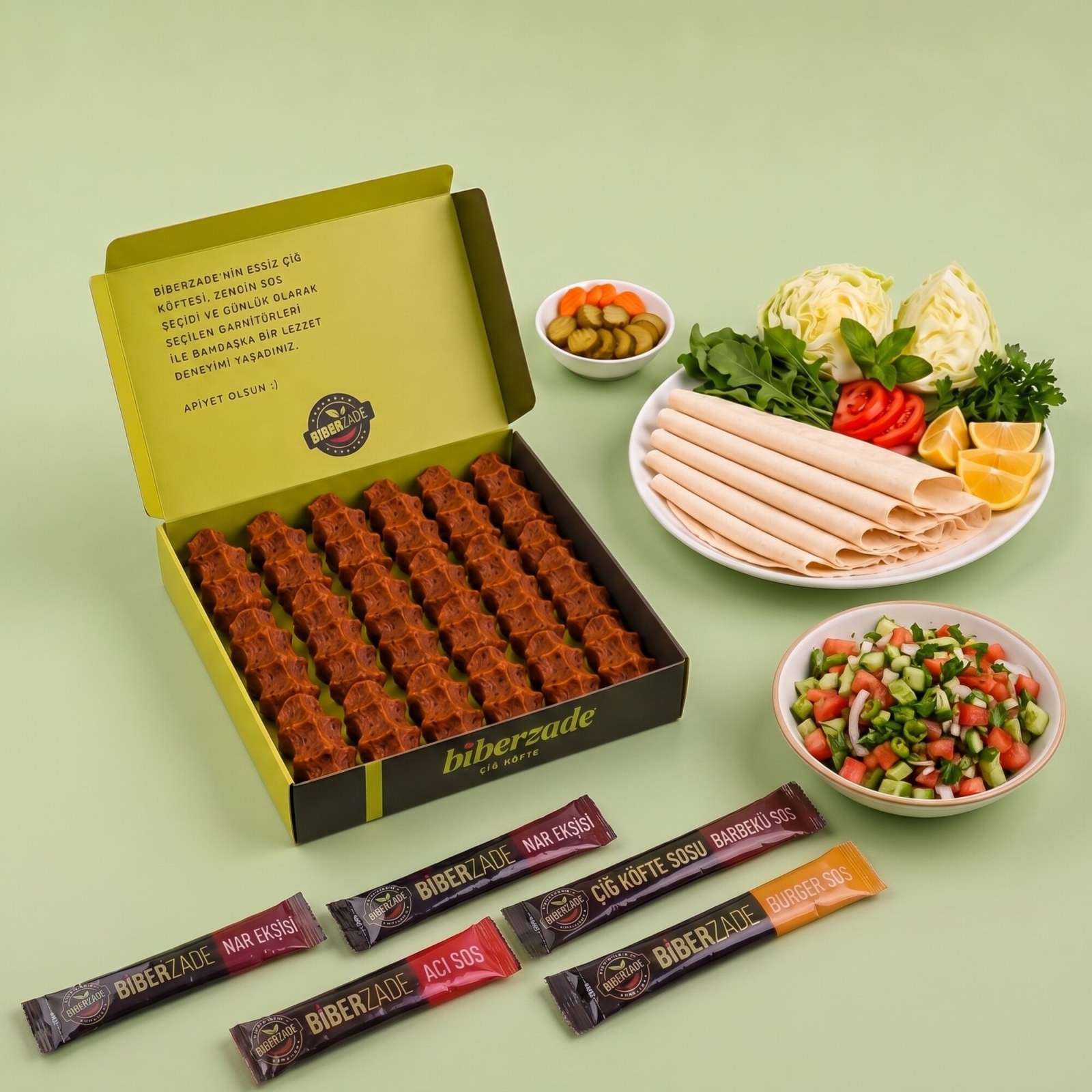 Çiğ köfte Porsiyon (800 Gr.)