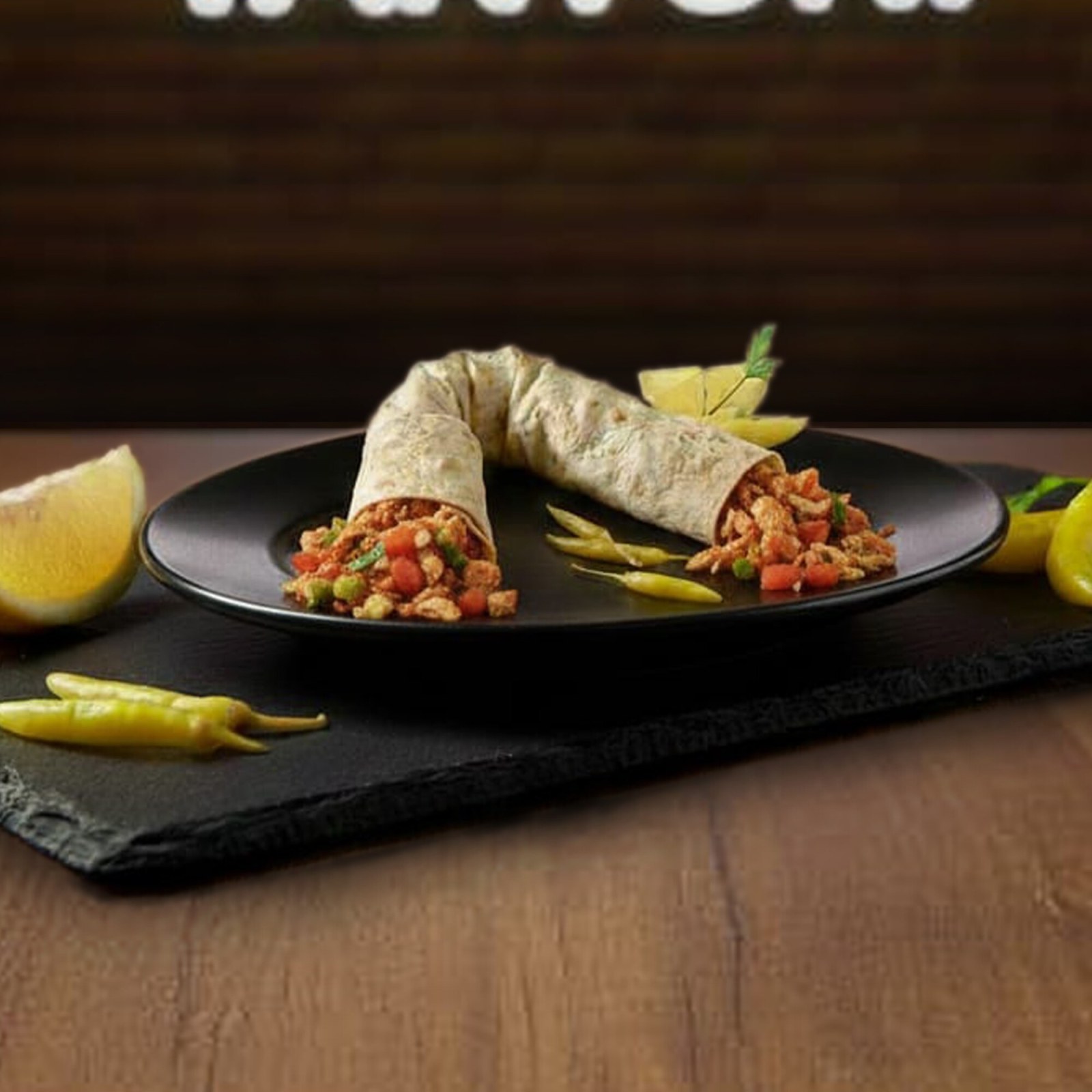 Kaşarlı Tavuk Tantuni Dürüm (+Kutu İçecek)