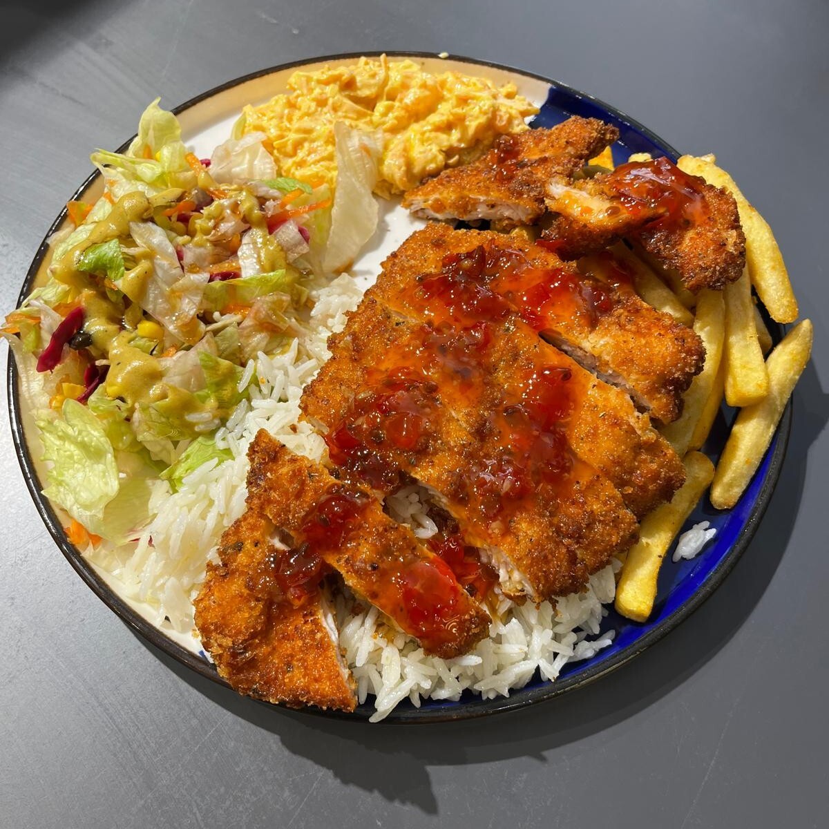 Viyana Sweet Chili Soslu Tavuk Schntizel