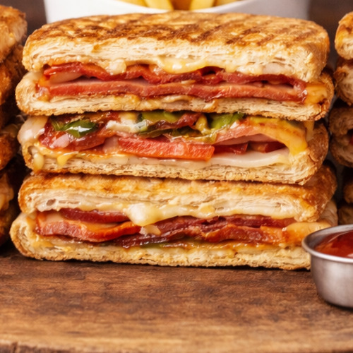 Yumurtasız Sanayi Tostu (Büyük Somun Ekmek)
