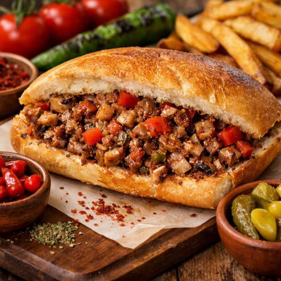 İstanbul Usulü Kokoreç (Üç Çeyrek)