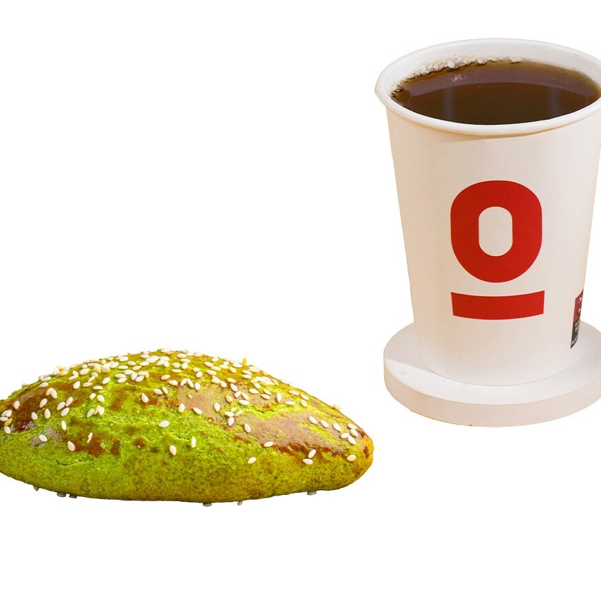 Ispanaklı & Peynirli Poğaça + Çay Orta Boy