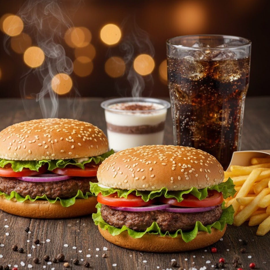 İkili Hamburger Menü