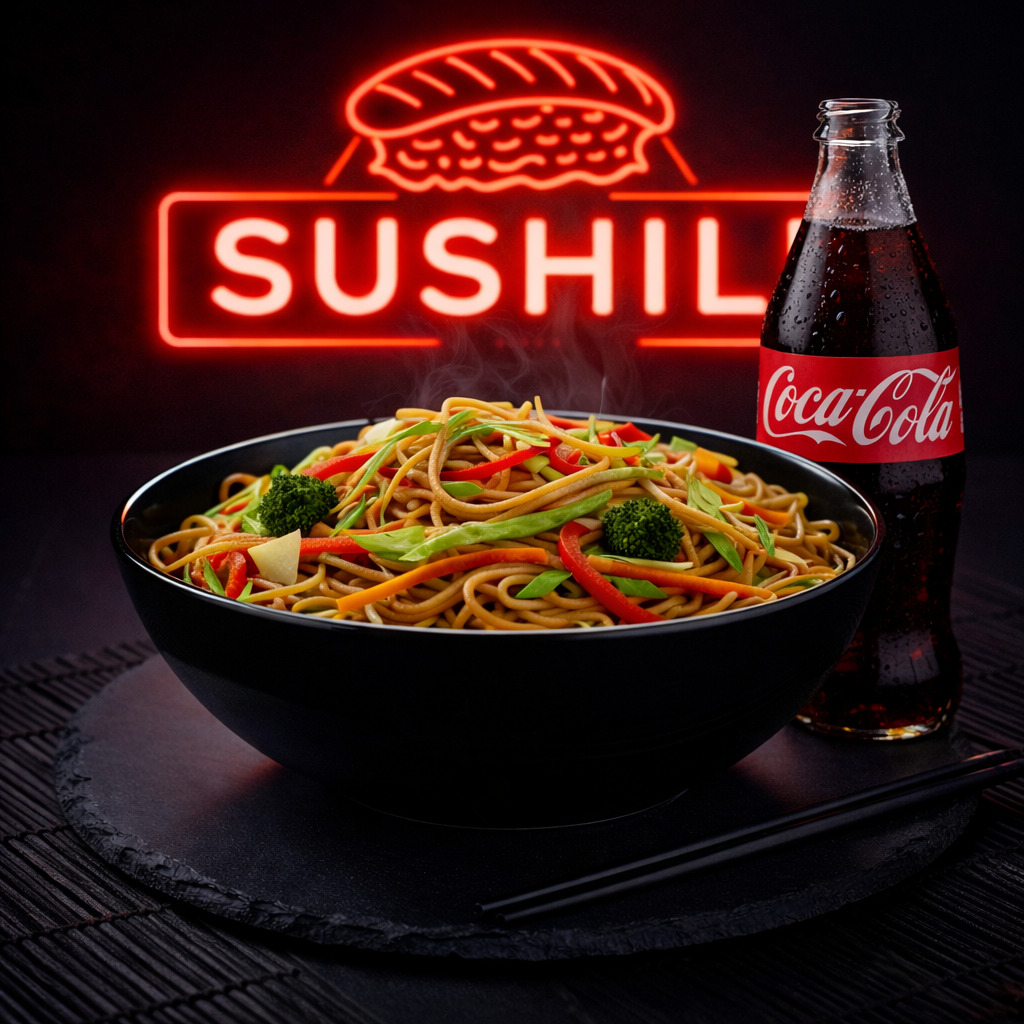 Sebzeli Noodle + 330 Ml. Coca Cola