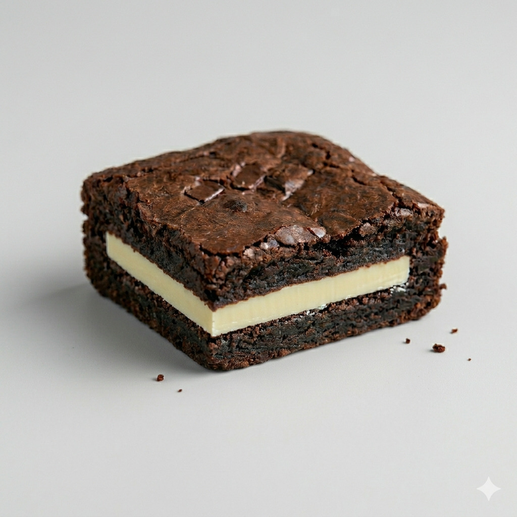 Brownie Beyaz Çikolatalı