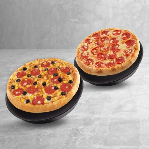 2 Orta Boy Pan Cazip Pizzalar