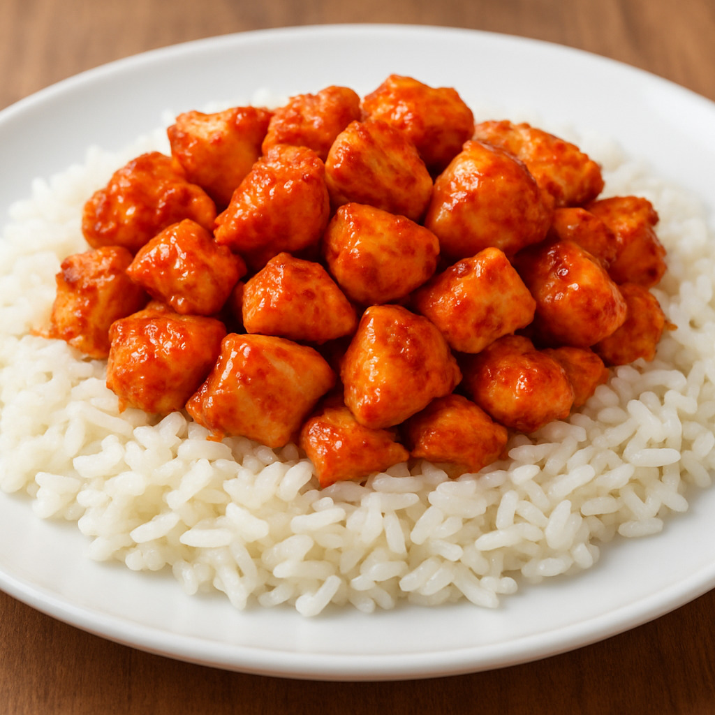 Peri Peri Soslu Tavuk pilav
