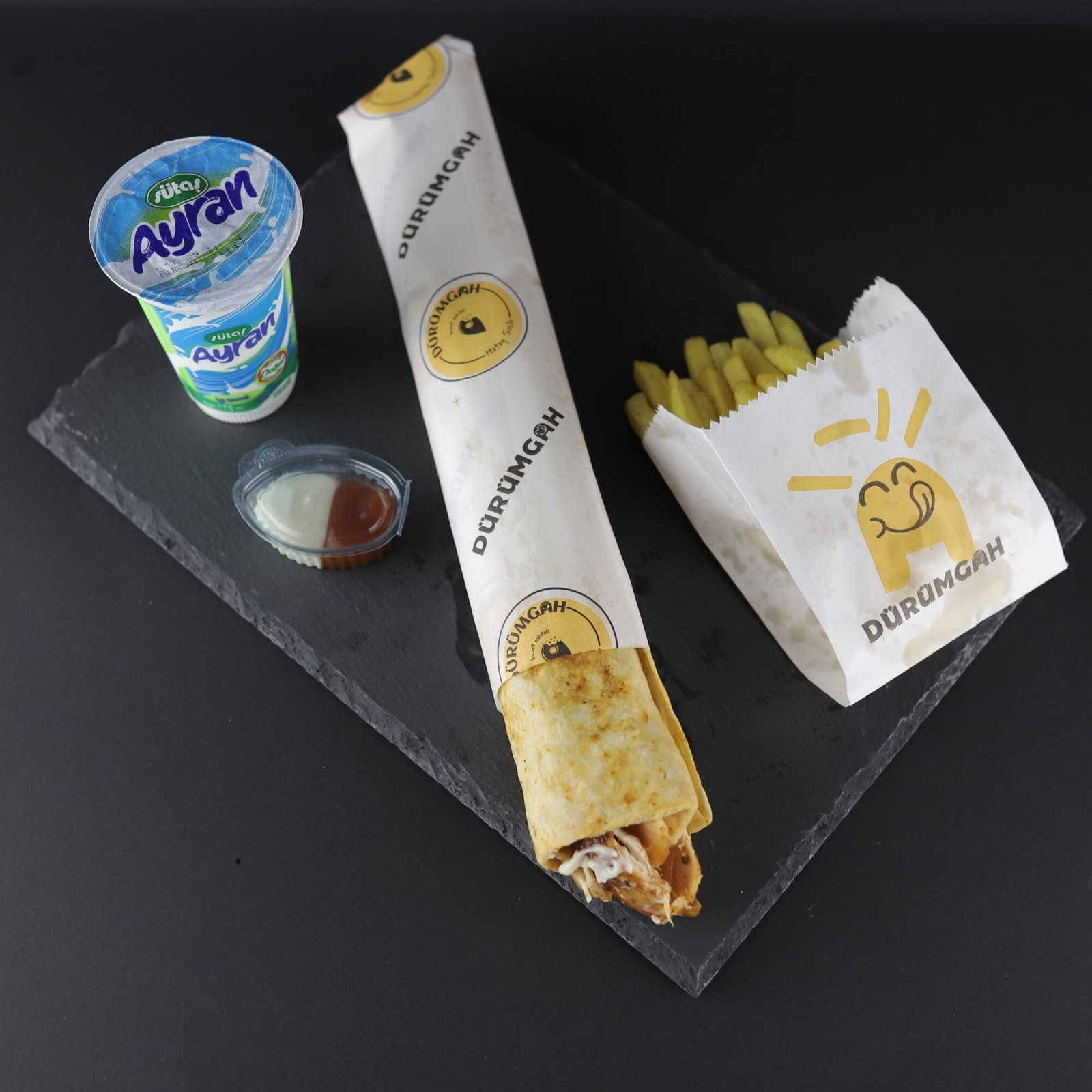 Antakya Usulü Tavuk Döner Dürüm Menü