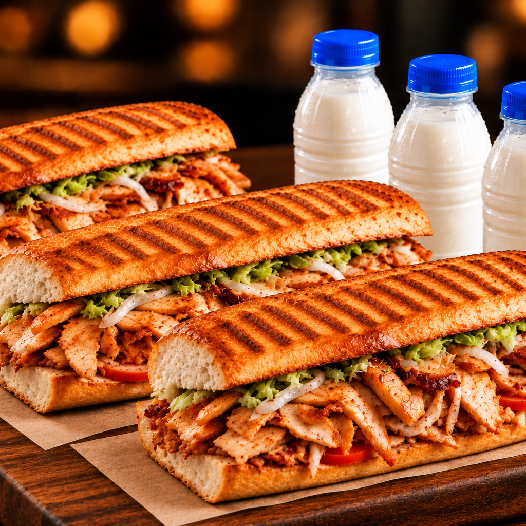 Tavuk Döner Menü 3 Kişilik