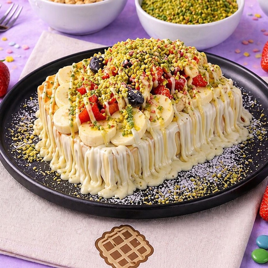 Çilekli Waffle
