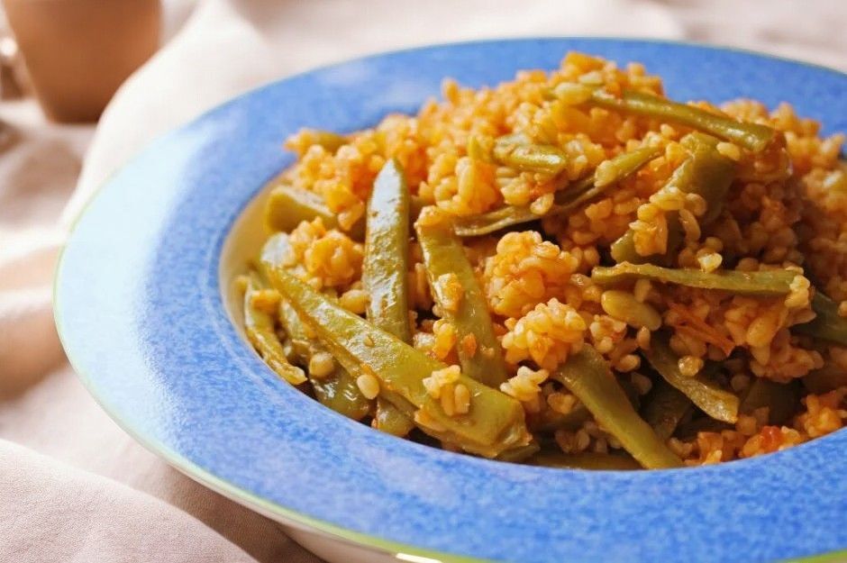 Hafize Ana'nın Özel Taze Fasulye ve Bulgur Pilavı