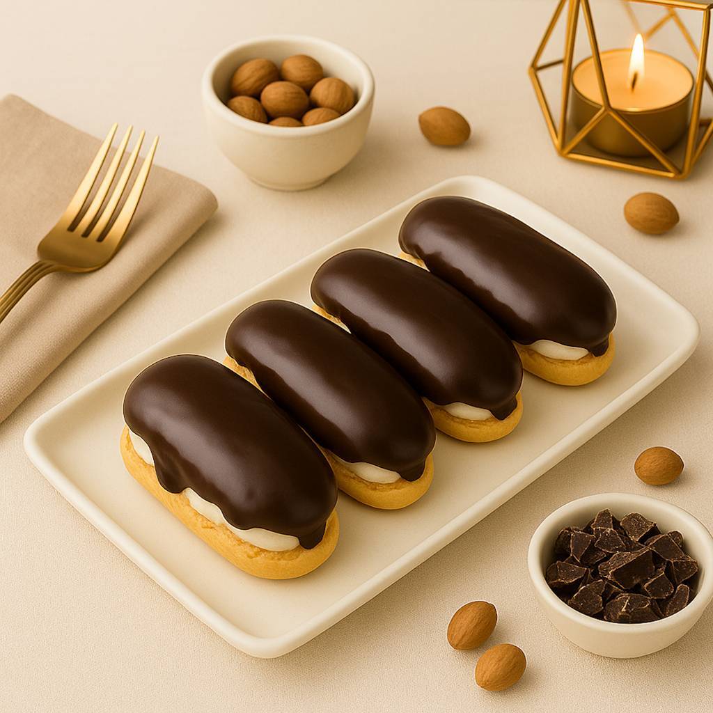 Beyaz Kremalı Küçük Ekler (500 gr.)