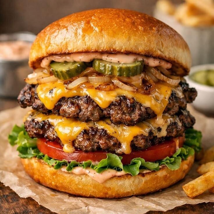 Double Melt Burger