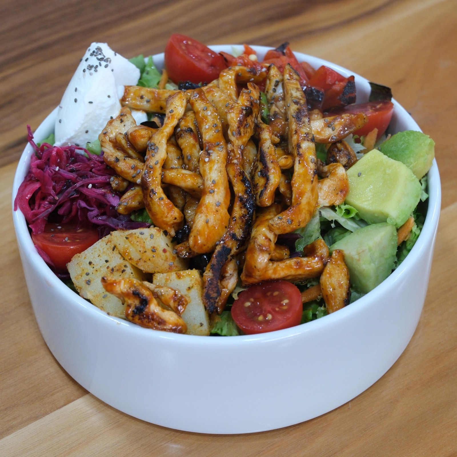 Acılı Tavuklu Bowl