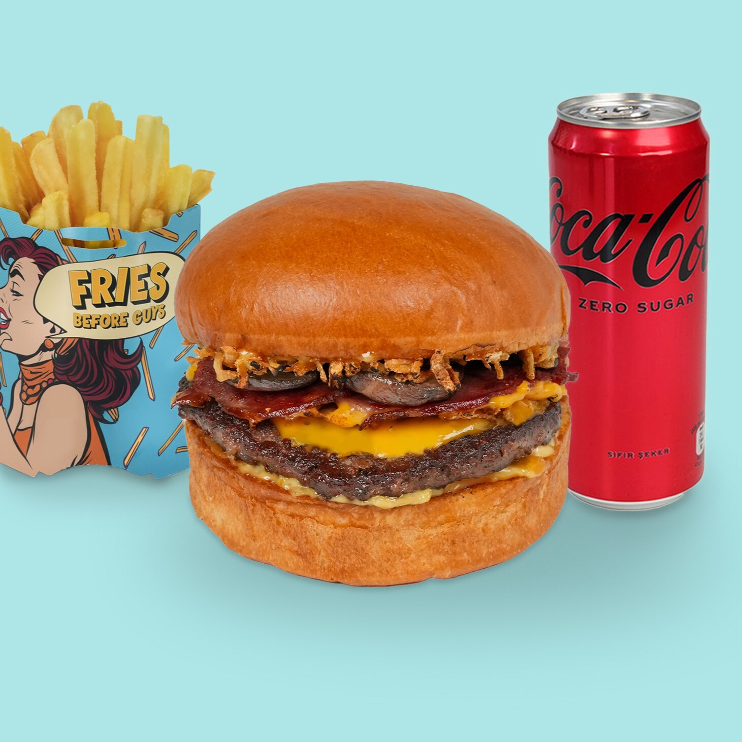 California Bacon Burger Menü
