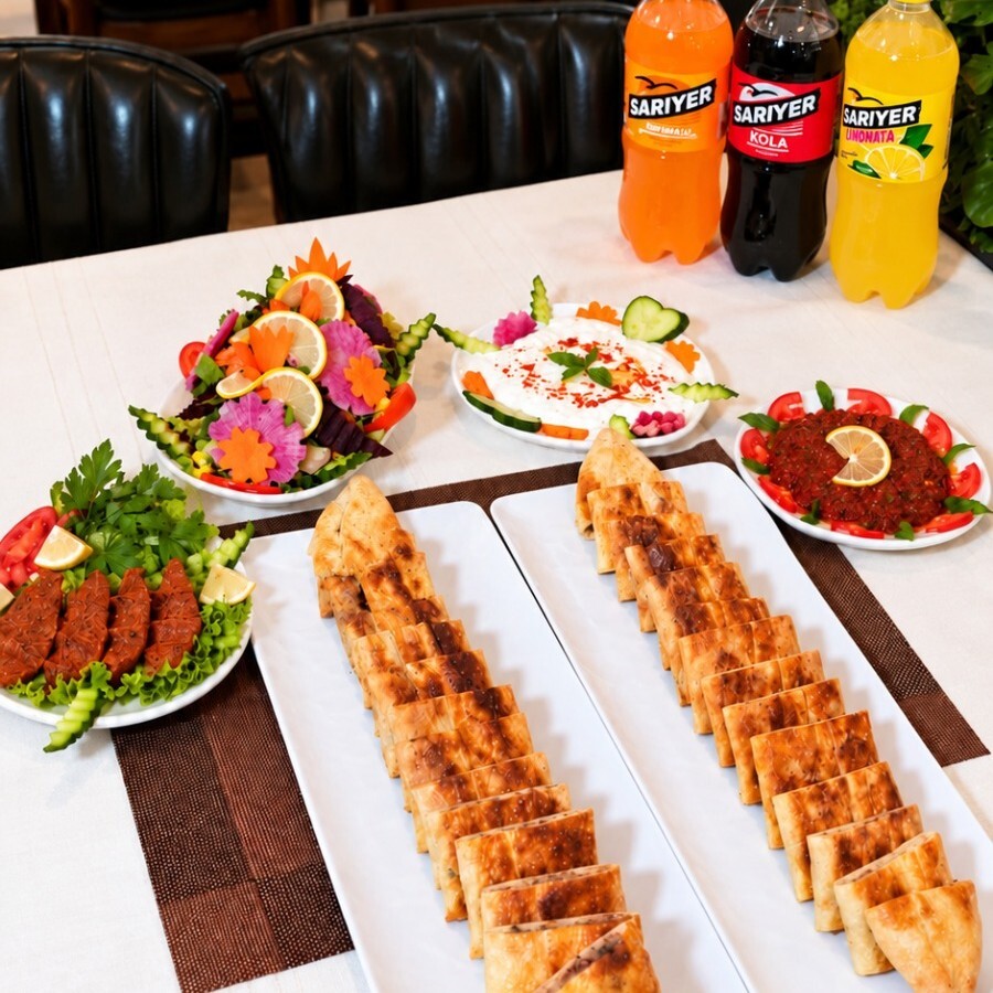 2 Adet Kavurmalı Pide + 1 Lt Sarıyer İçecek (Kola - Portakal - Limonata)