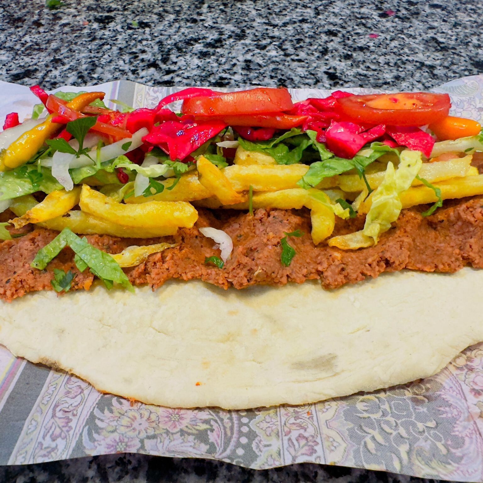 Cevizli Köfte Pide Dürüm