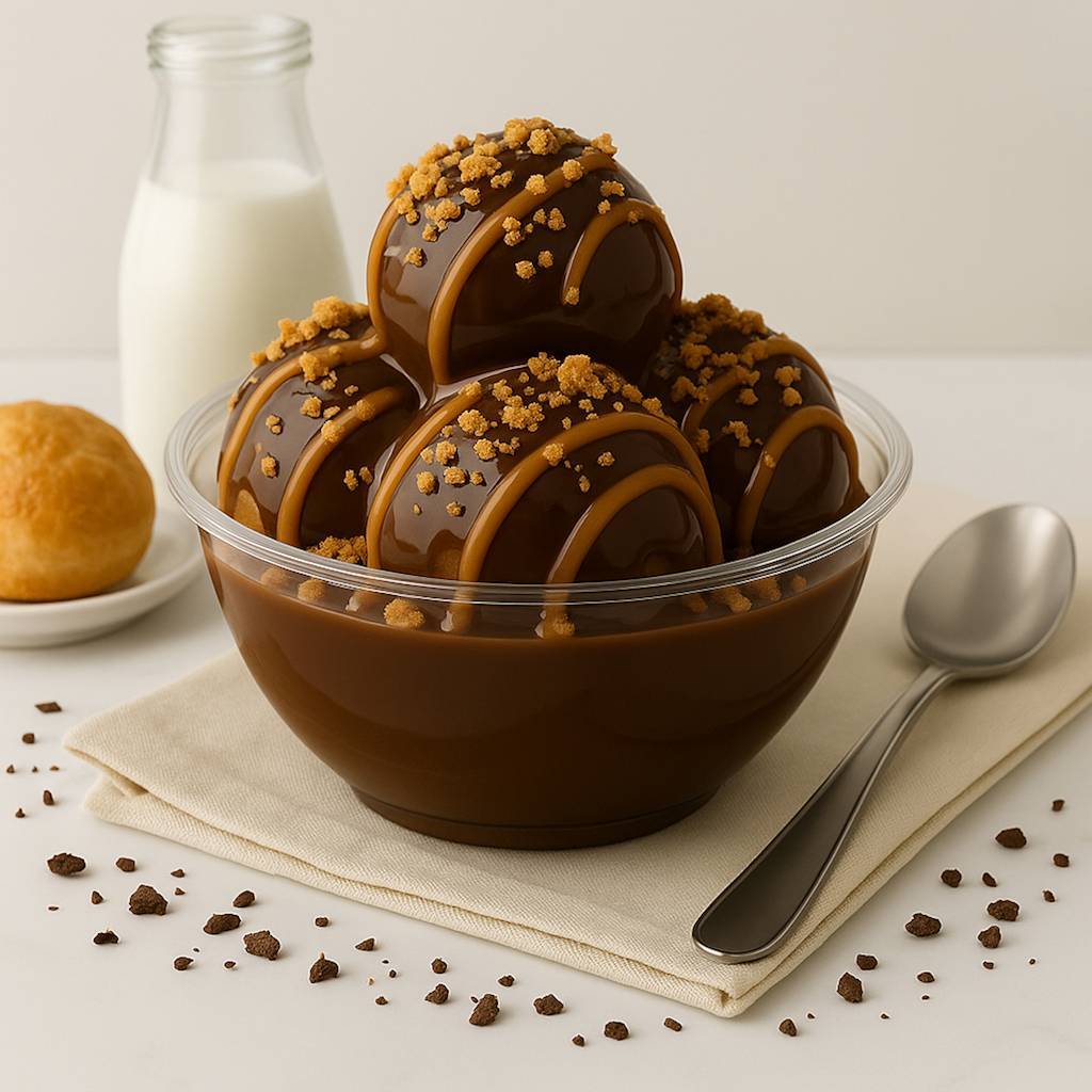 Karamel Soslu Çıtır Kıtırlı Profiterol (300 Gr)