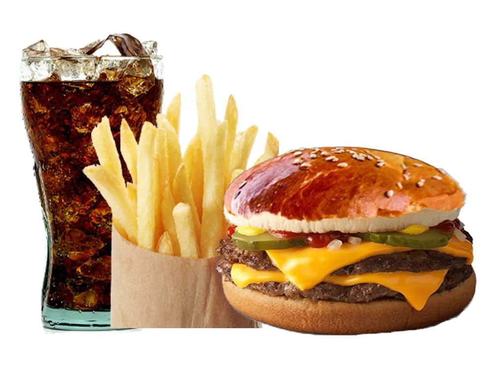 Doublecheeseburger Menü