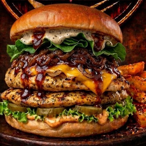 Barbekü Tavuk Burger
