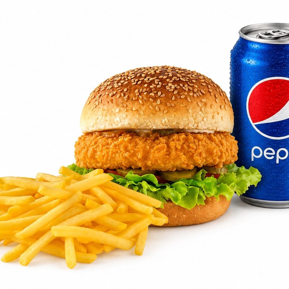 Chicken Burger Menü