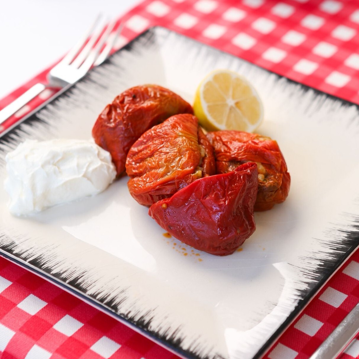 Kuru Patlıcan Biber Dolması