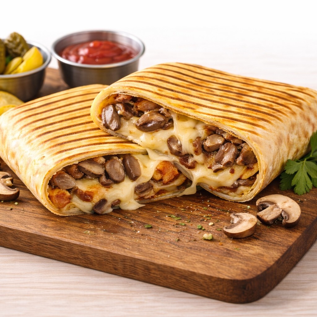 Mantarlı Dürüm Tost Menü