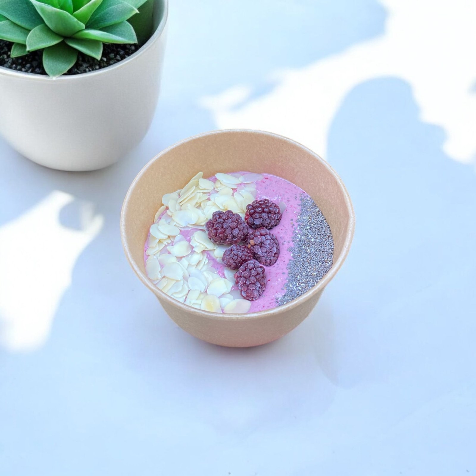 Blackberry Protein Smoothie Bowl