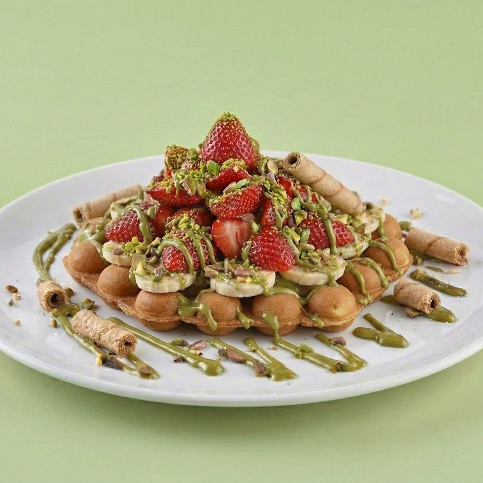 Fıstık Rüyası Belçika Çikolatalı Bubble (Bubble Waffle)