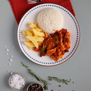 Mexica Soslu Tavuk Tabağı