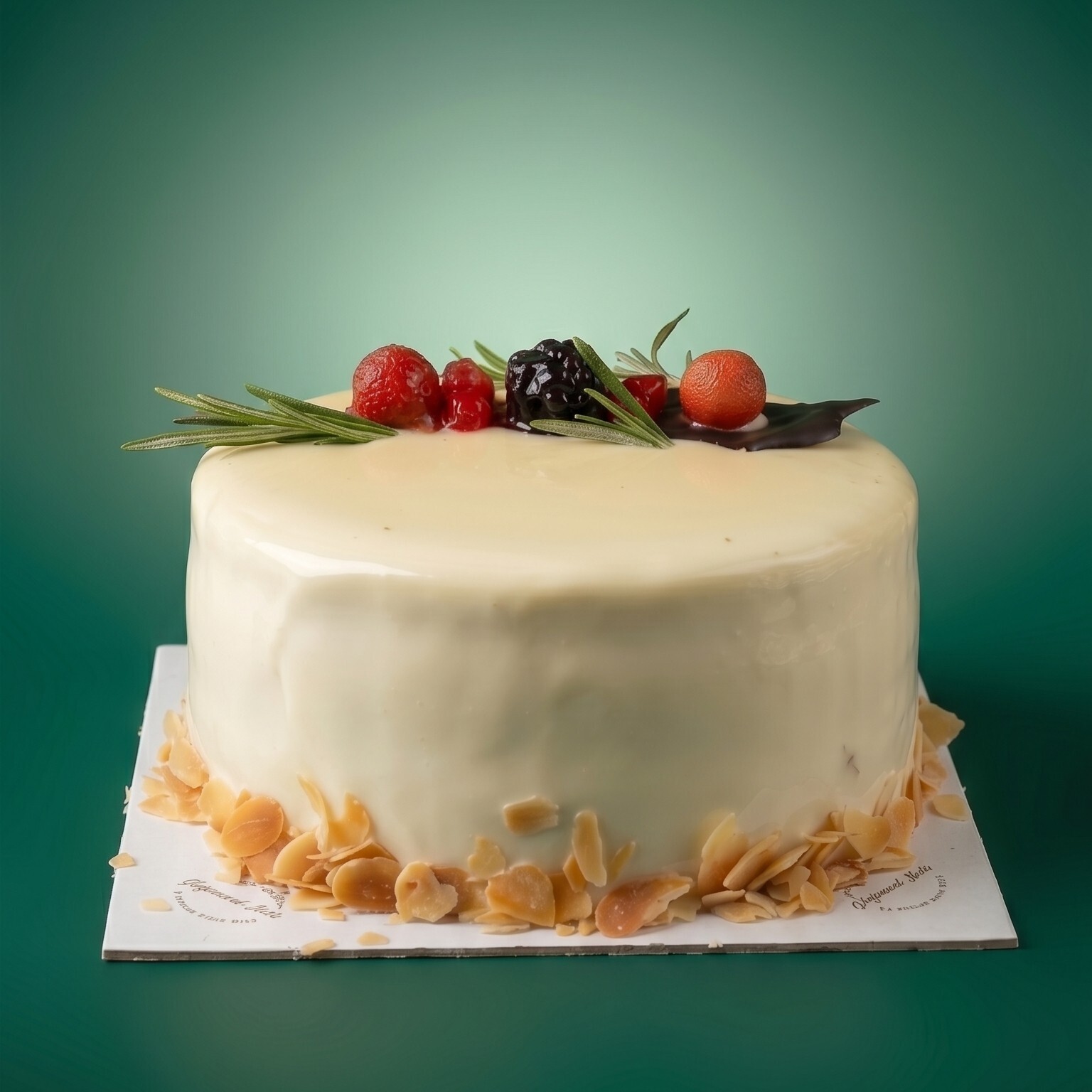 Beyaz Çikolatalı Orman Meyveli Limonlu Pasta ( Glütensiz-Şeker ilavesiz ) 4Kişilik