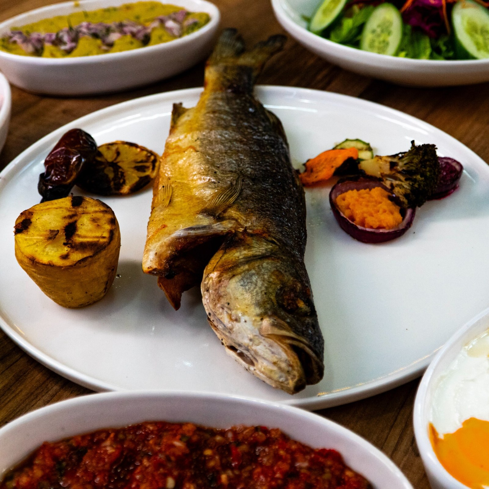 Izgara Deniz Levrek Menü (400/600 Gr Arası)