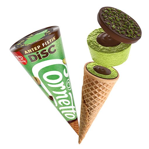 Cornetto Disc Antep Fıstık Çikolata (130 ml.)