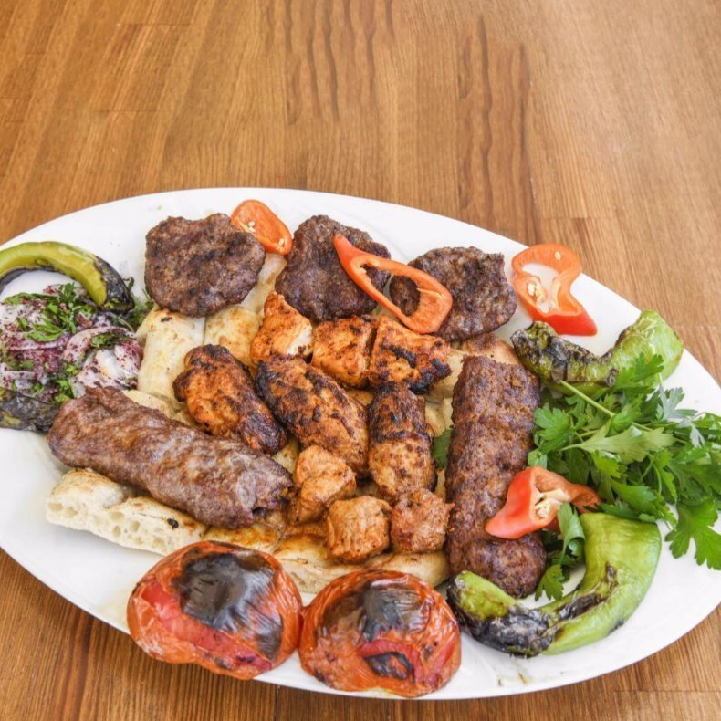 5 Çeşit Karışık Izgara+Ayran