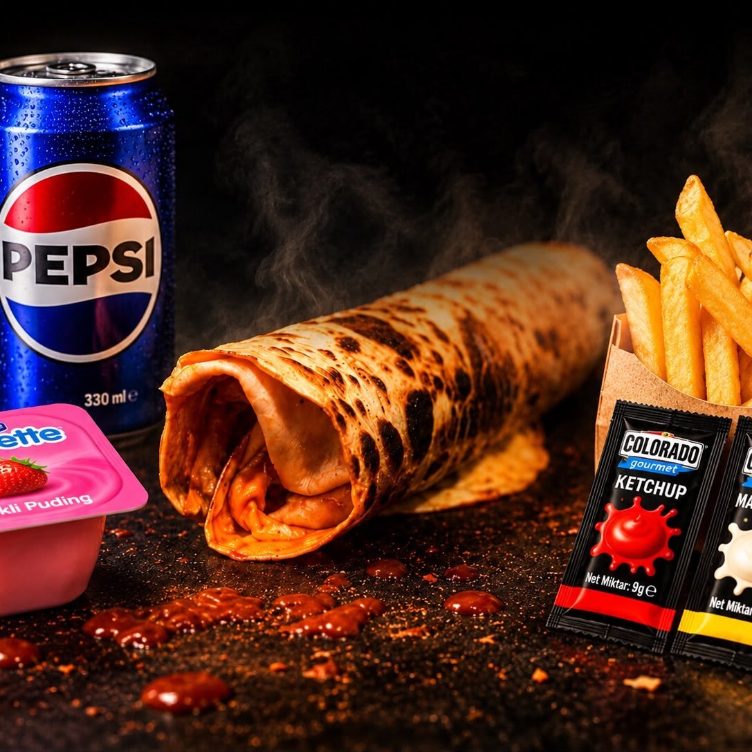 Hatay Gurme (80 gr), PEPSİ (330 ml) PARMAK PATATES,DANETTE