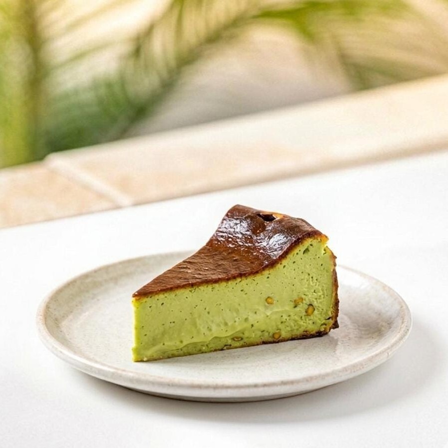 Fıstıklı San Sebastian Cheesecake
