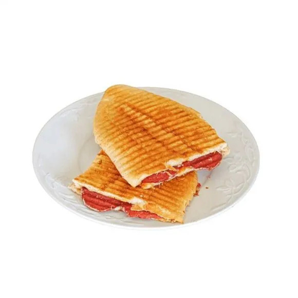 Salamlı Kaşarlı Yarım Ekmek Sandwich