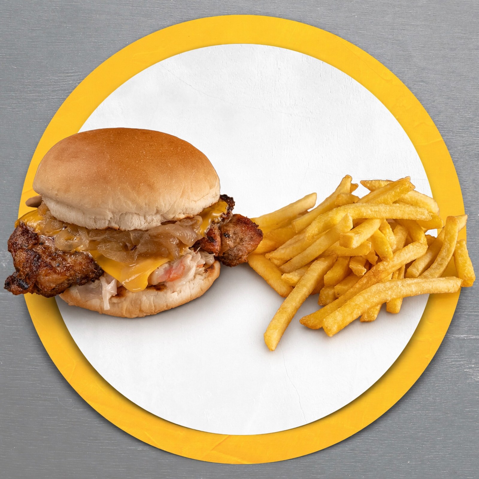 Dolu Dolu Tavuk Pirzola Burger