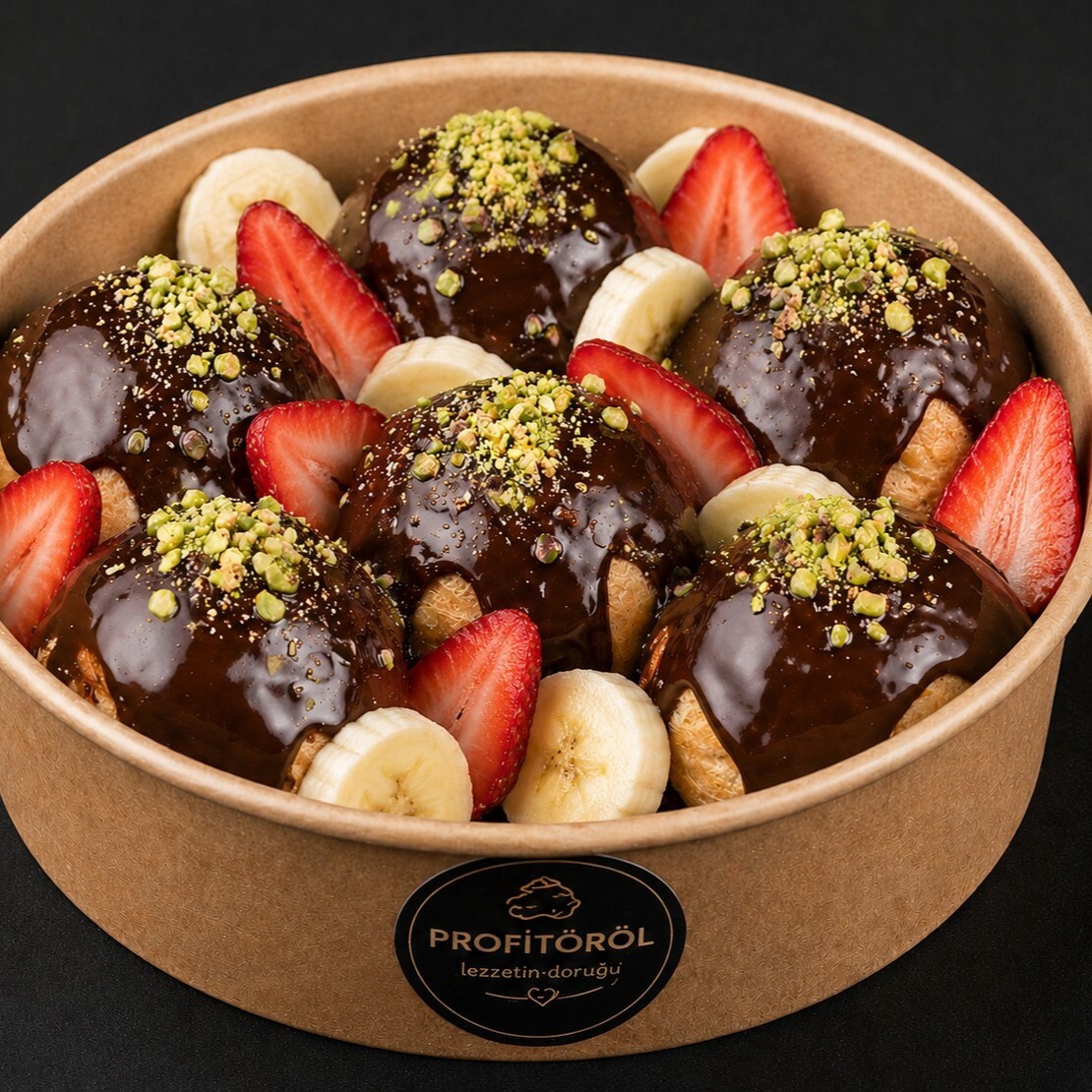 Meyveli Kova Profiterol (6 Top)