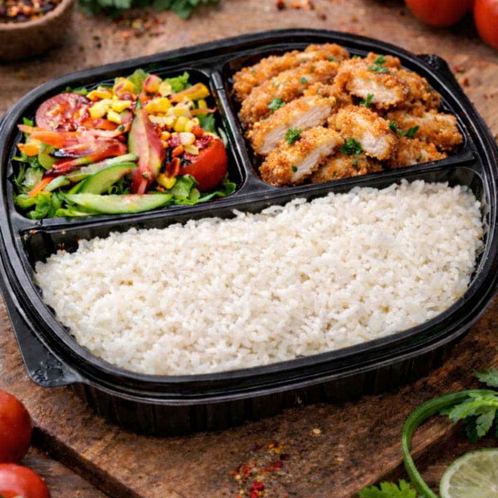Çıtır Tavuk & Pirinç Pilavı