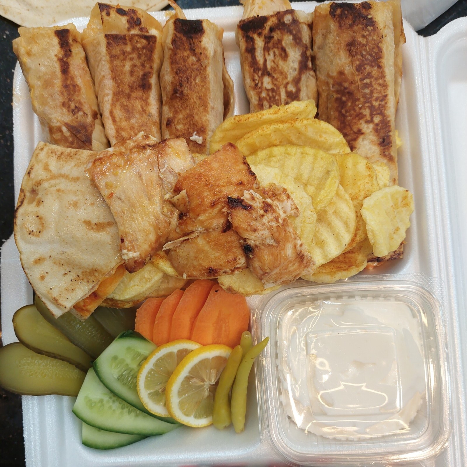 Küçük Tavuk Döner Dürüm (6 Adet)