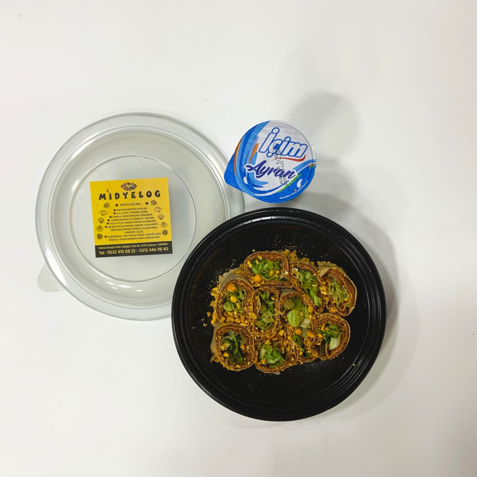 Soslu Mısırlı Sushi Çiğ Köfte (Tek Kişilik)